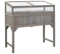 Vidaxl Lit Surã©Levã© Avec Serre 110x54x120 Cm Bois De Sapin Massif