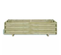 vidaXL Lit surélevé 120 x 40 x 30 cm Bois Rectangulaire