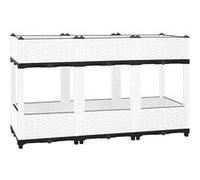 Vidaxl Lit Surélevé 120x40x71 Cm Polypropylène