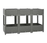 Vidaxl Lit Surélevé 120x40x71 Cm Polypropylène