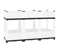 Vidaxl Lit Surélevé 120x40x71 Cm Polypropylène