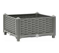 vidaXL Jardinière surélevée 40x40x23 cm Polypropylène pour jardin/patio/terrasse/balcon