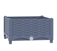 Vidaxl Lit Surélevé 40x40x23 Cm Polypropylène