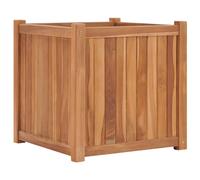 Vidaxl Lit Surélevé 50x50x50 Cm Bois De Teck Solide
