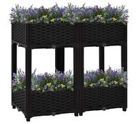 Vidaxl Lit Surélevé 80x40x71 Cm Polypropylène