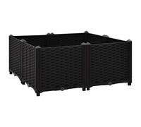 vidaXL Lit surélevé 80x80x38 cm Polypropylène