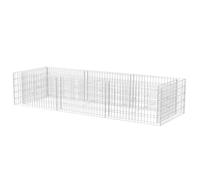Lit surélevé à gabion - vidaXL - Acier 270x90x50 cm