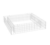 Lit Surélevé à Gabion Acier Galvanisé 300x100x20 cm Jardinière Patio vidaXL