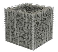 Vidaxl Lit Surélevé À Gabion Acier Galvanisé 50x50x50 Cm