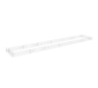 Vidaxl Lit Surélevé À Gabion Acier Galvanisé 600x100x20 Cm