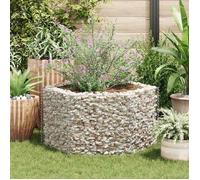vidaXL Lit Surélevé à Gabion Hexagonale 100x90x50 cm Jardinière Pot de Fleur 142532