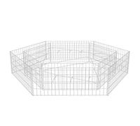 vidaXL Lit Surélevé à Gabion Hexagonale 200x173x40 cm Jardinière de Jardin