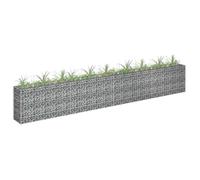 Vidaxl Lit Surélevé À Gabion Acier Galvanisé 360x30x60 Cm