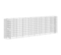 Vidaxl Lit Surélevé À Gabion Fer Galvanisé 330x50x100 Cm