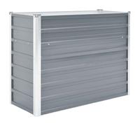 vidaXL Jardinière surélevée en acier galvanisé 100×40×77 cm Gris 44852