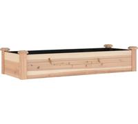 vidaXL Lit surélevé avec insert 120x45x25 cm bois massif sapin