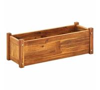vidaXL Lit Surélevé Bac à Fleurs Jardinière Jardin Pot de Plante Bois d'Acacia