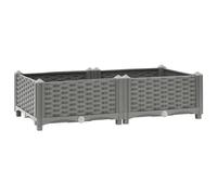 vidaXL Lit surélevé 80x40x23 cm Polypropylène