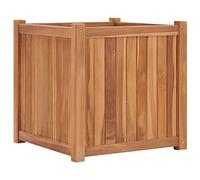 Vidaxl Lit Surélevé 50x50x50 Cm Bois De Teck Solide