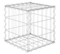 Vidaxl Lit Surélevé Cube À Gabion Fil D'acier 30x30x30 Cm