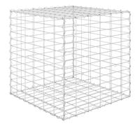 Vidaxl Lit Surélevé Cube À Gabion Fil D'acier 60x60x60 Cm
