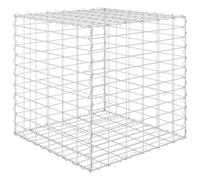 vidaXL Lit surélevé cube à gabion Fil d'acier 60x60x60 cm