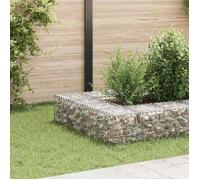 vidaXL Lit Surélevé Cube à Gabion Jardinière Surélevée de Fleurs Plantes Panier à Pierres Jardin Terrasse Extérieur Fil 145648