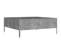 Vidaxl Lit Surélevé De Jardin 100x100x41 Cm Acier Corten