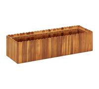 Vidaxl Lit Surélevé De Jardin 100x30x25 Cm Bois Massif D'acacia