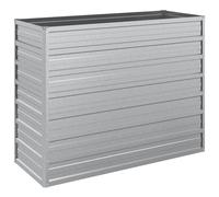 Vidaxl Lit Surélevé De Jardin 100x40x77 Cm Acier Galvanisé Argenté
