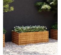 Vidaxl Lit Surélevé De Jardin 100x50x36 Cm Acier Corten