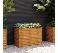 vidaXL Lit surélevé de jardin 100x50x69 cm Acier Corten