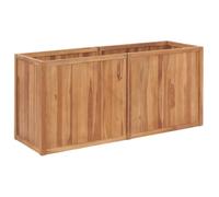 Lit surélevé de jardin 150x50x70 cm Bois de teck solide