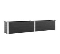 Vidaxl Lit Surélevé De Jardin 200x50x54 Cm Wpc Gris Gris