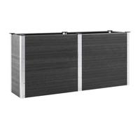 vidaXL Lit surélevé de Jardin 200x50x91 cm WPC Gris