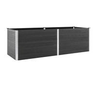 Vidaxl Lit Surélevé De Jardin 200x50x91 Cm Wpc Gris Gris