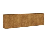 vidaXL Lit surélevé de jardin 280x40x80 cm acier Corten – jardinière pour terrasse