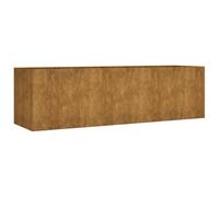 vidaXL Jardinière Lit surélevé de jardin 280x80x80 cm Acier Corten
