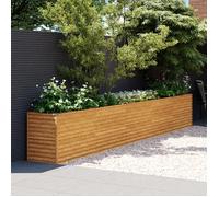 vidaXL Lit surélevé de jardin 482x50x69 cm acier corten 151988