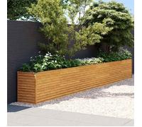 vidaXL Lit surélevé de jardin 578x50x69 cm acier corten 151989