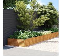 vidaXL Lit surélevé de jardin 579 x 100 x 36 cm acier corten 151998