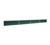 vidaXL Lit surélevé de Jardin Acier galvanisé 600x80x45 cm Vert