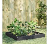 Vidaxl Lit Surélevé De Jardin Anthracite 100x100x26 Cm Acier