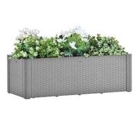 Vidaxl Lit Surélevé De Jardin Avec Système D'arrosage Gris 100x43x33cm