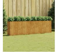 vidaXL Lit surélevé de jardin 280x40x80 cm acier Corten – jardinière pour terrasse
