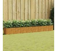vidaXL Lit Surélevé de Jardin, Bac à Fleurs, Pot de Plantes, Boîte à Fleurs, Jardinière de Patio Terrasse Extérieur, 824523 Marron G