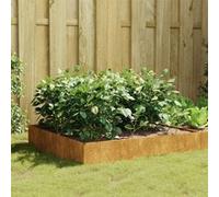 vidaXL Lit Surélevé de Jardin, Bac à Fleurs, Pot de Plantes, Boîte à Fleurs, Jardinière de Patio Terrasse Balcon Extérieur, 824515 Marron G