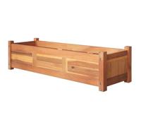 vidaXL Lit surélevé de jardin Bois d'acacia 100x30x25 cm