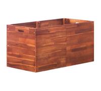 vidaXL Lit surélevé de jardin Bois d'acacia 100x50x50 cm