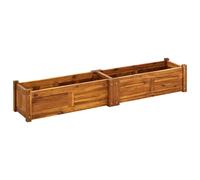vidaXL Lit surélevé de jardin Bois d'acacia 150x30x25 cm 42567